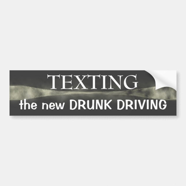 Texting ~ bumper sticker (Front)