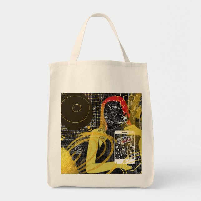 Texting Friends Tote Bag (Front)