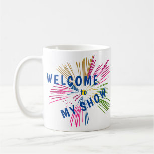 Texts on Fireworks Coffee Mug