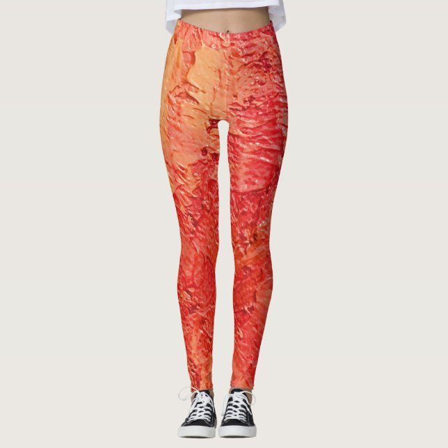 Textura #10 de obra Horizonte Leggings (Front)