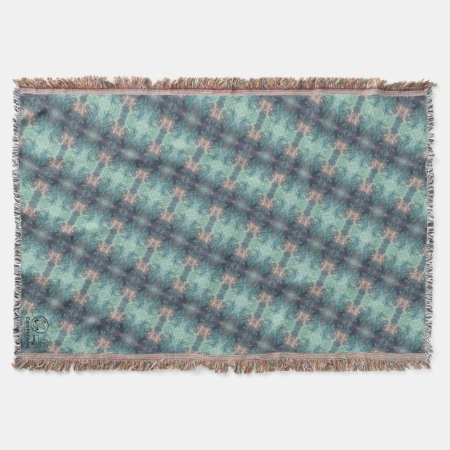 Textura #11 de la obra Nuit Throw Blanket (Front)