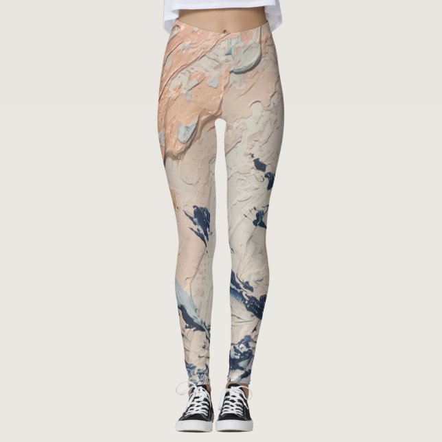 Textura #11 de la obra Viendo a travez de los ojos Leggings (Front)