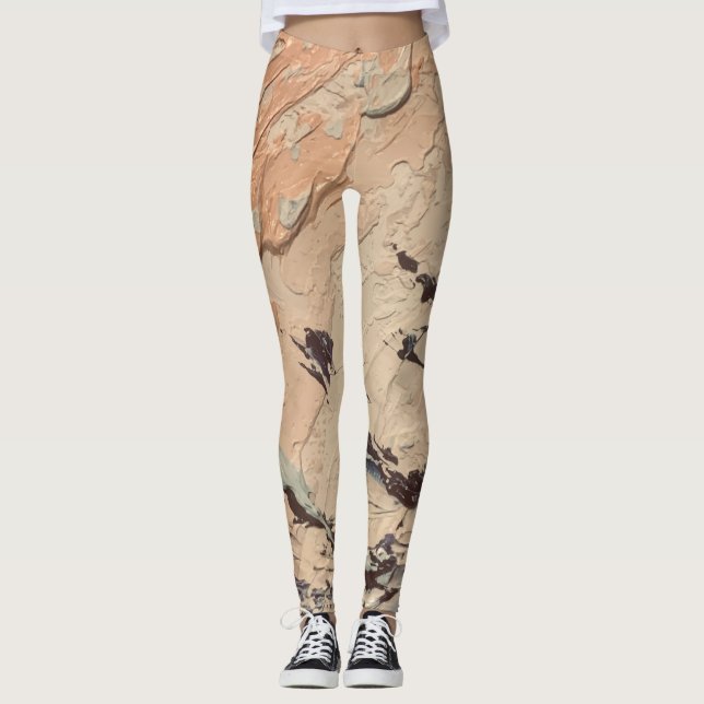 Textura #12 de la obra Viendo a travez de los ojos Leggings (Front)