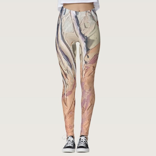 Textura #13 de la obra Viendo a travez de los ojos Leggings (Front)