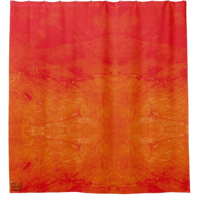 Textura #14 de la obra Fantasía y realidad Shower Curtain (Front)