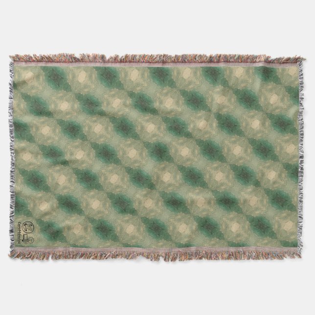 Textura #16 de la obra Nuit Throw Blanket (Front)