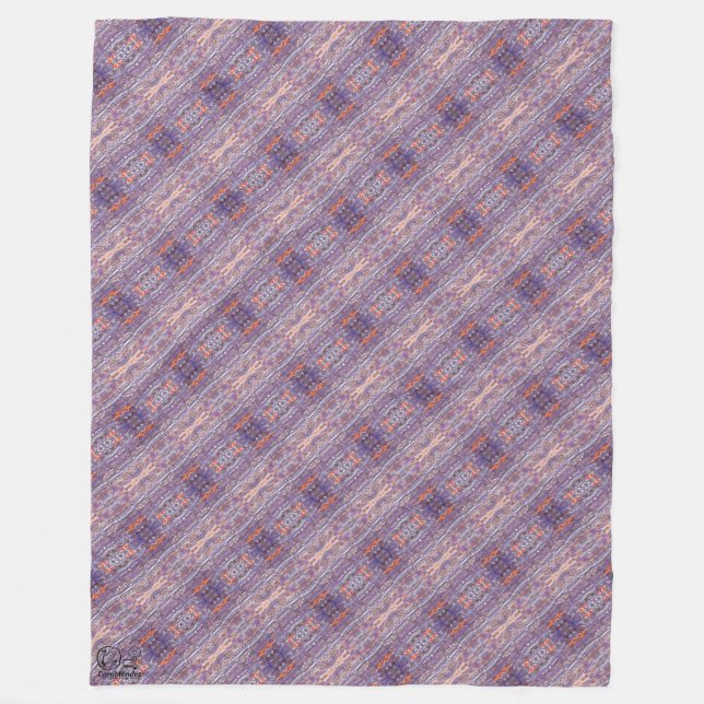 Textura #17 de obra La roca Fleece Blanket (Front)