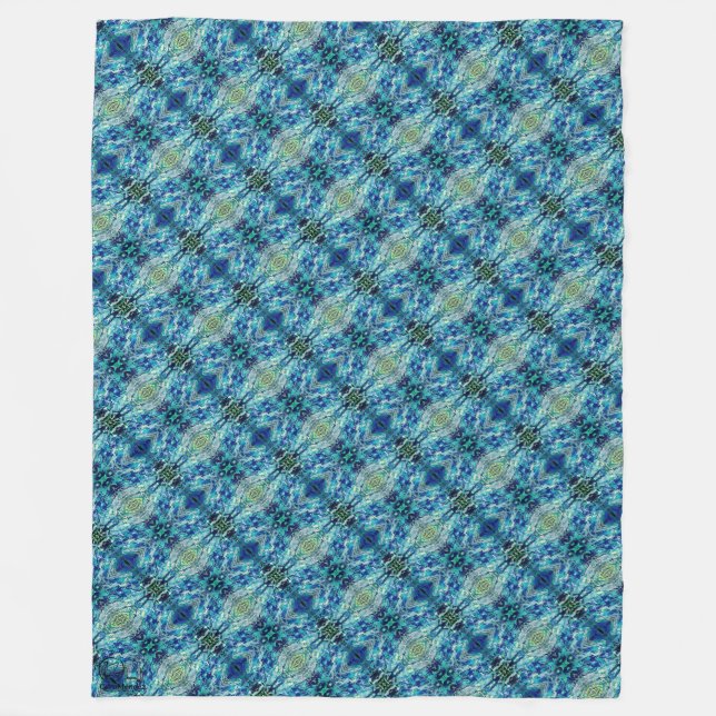 Textura #18.0 de la obra Maritimo Fleece Blanket (Front)