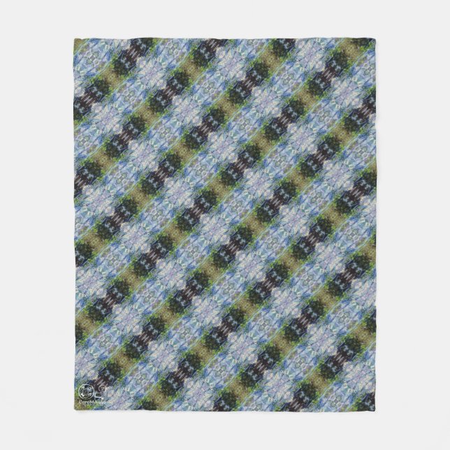 Textura #21 de la obra Maritimo Fleece Blanket (Front)