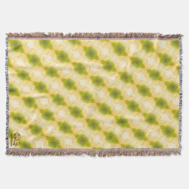 Textura #25 de la obra Nuit Throw Blanket (Front)