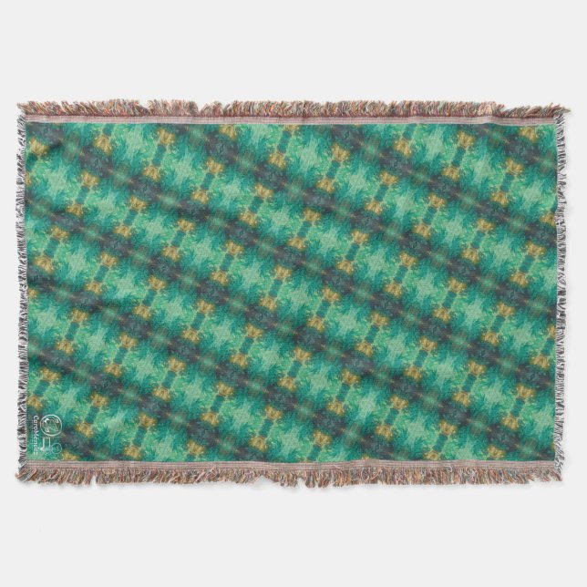 Textura #33 de la obra Nuit Throw Blanket (Front)