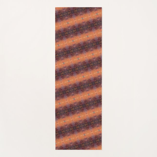 Textura #3 de la obra La puesta del sol Yoga Mat (Front)