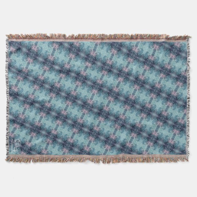 Textura #54 de la obra Nuit Throw Blanket (Front)