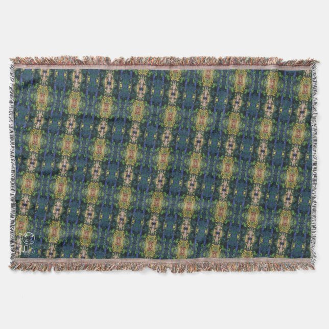 Textura #5 de la obra Maritimo Throw Blanket (Front)