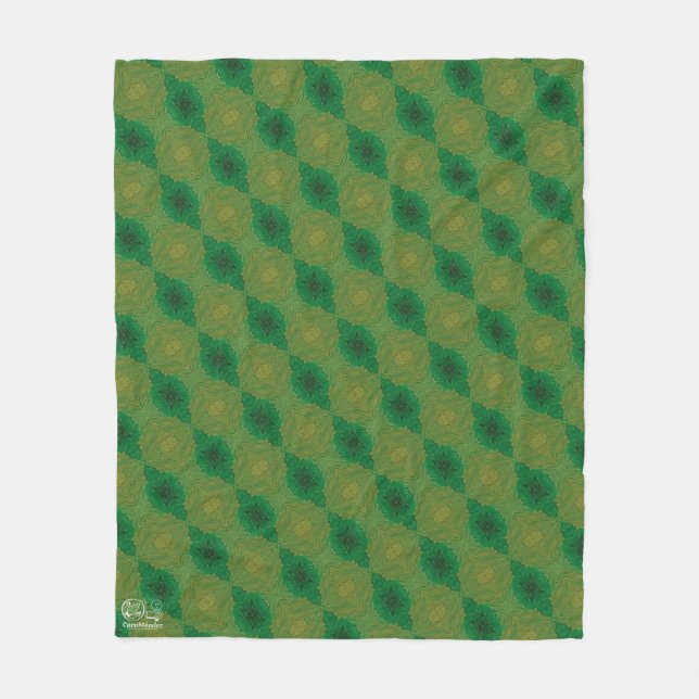 Textura #70 de la obra Nuit Fleece Blanket (Front)