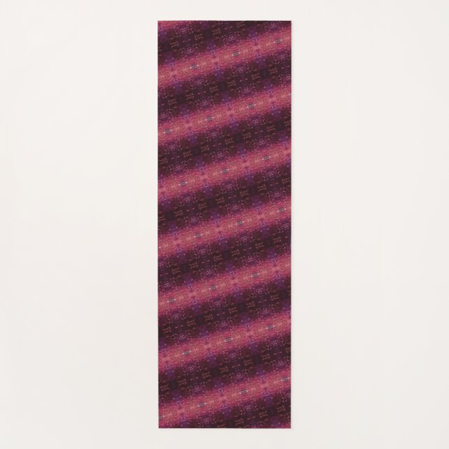 Textura #8 de la obra La puesta del sol Yoga Mat (Front)