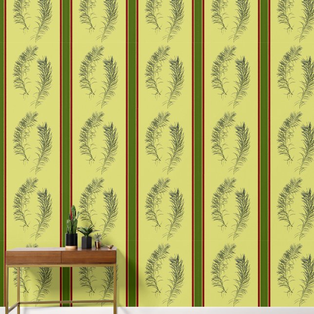 Textural Treasures of Summer (B) on a  Wallpaper (Hallway)