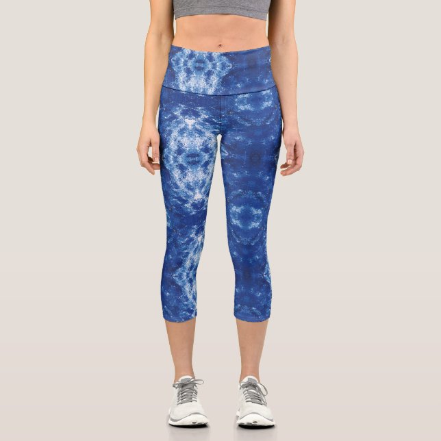 Texture #10 from the work Cherries Capri Leggings (Front)