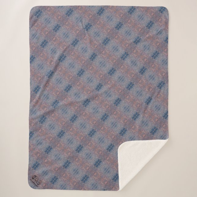 Texture #10 from work Dawn Sherpa Blanket (Front)