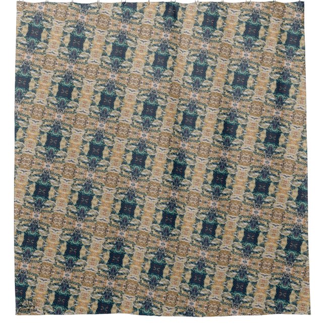 Texture #13 Dawn Work Shower Curtain (Front)