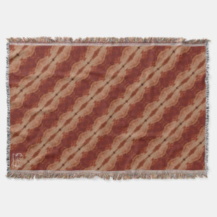 Texture #13 from the work The Heart of the... Throw Blanket