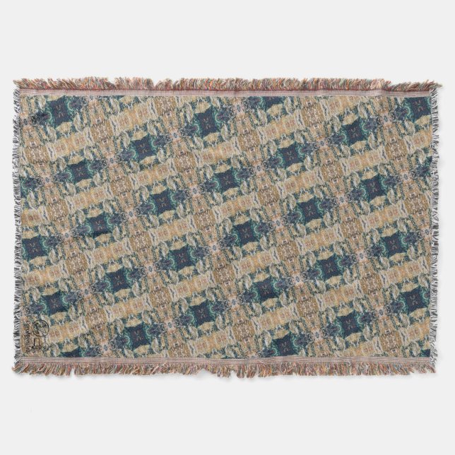 Texture #13 from work Dawn Throw Blanket (Front)