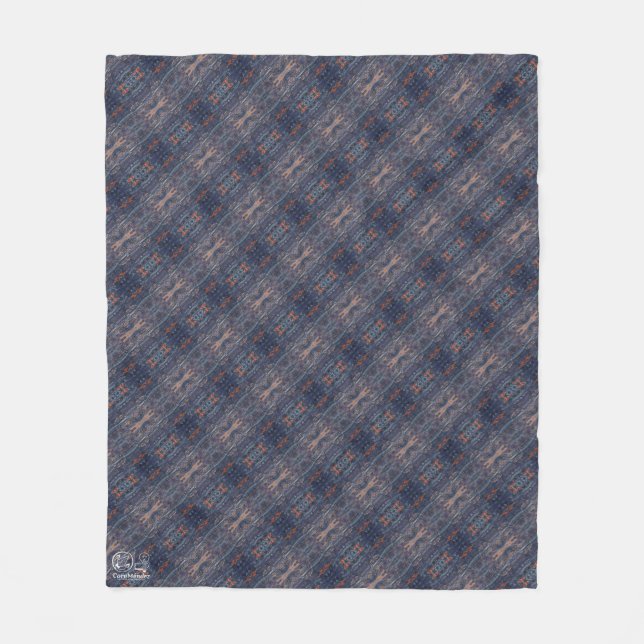 Texture #13 from work The Rock Fleece Blanket (Front)