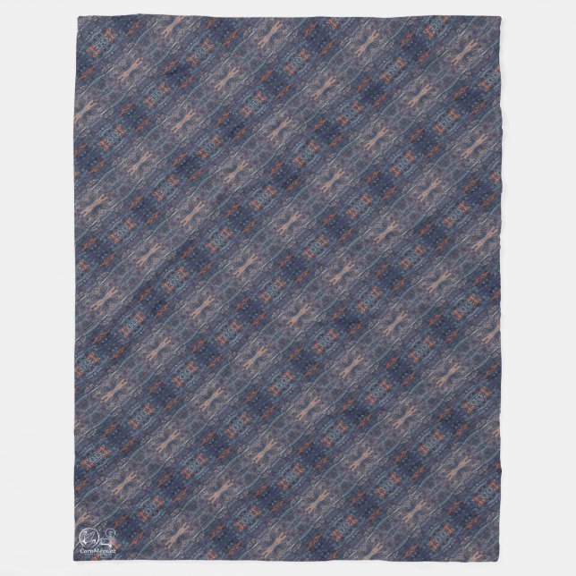 Texture #13 from work The Rock Fleece Blanket (Front)