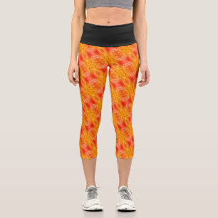 Texture #14.1 from the work The Heart of the... Capri Leggings