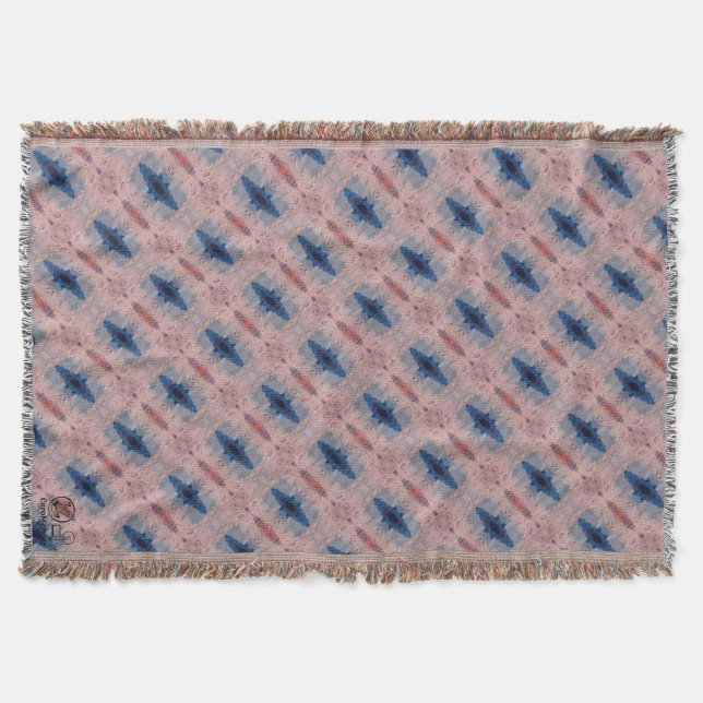 Texture #14 from the work Seeing through the eyes Throw Blanket (Front)