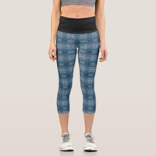 Texture #15 from work The Rock Capri Leggings