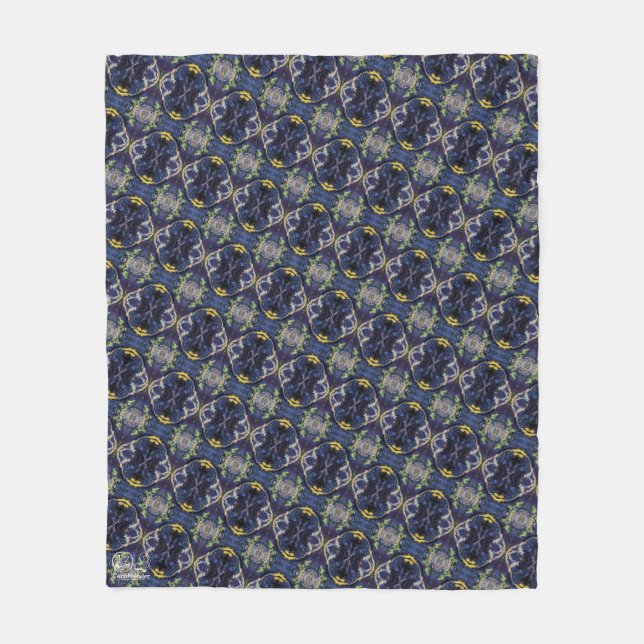 Texture #16 from the work Maritimo Fleece Blanket (Front)