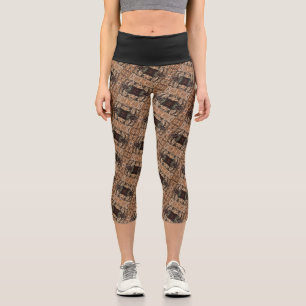 Texture #16 from work Dawn Capri Leggings