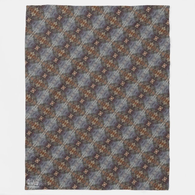 Texture #18 Dawn Work Fleece Blanket (Front)