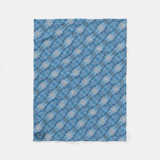 Texture #18 from the work Maritimo Fleece Blanket (Front)