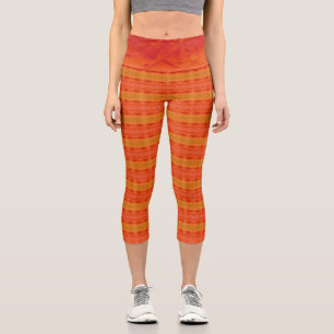 Texture #19 from the work Fantasy and Reality Capri Leggings