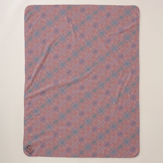 Texture #19 from work Dawn Sherpa Blanket (Front)