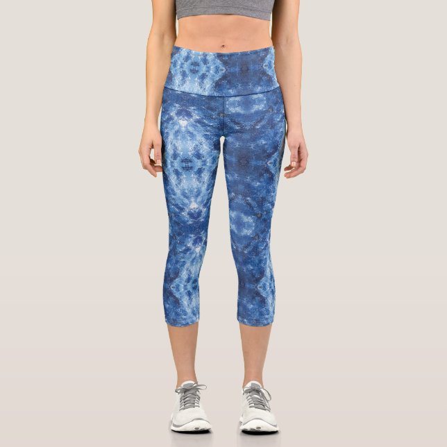 Texture #1 from the work Cherries Capri Leggings (Front)