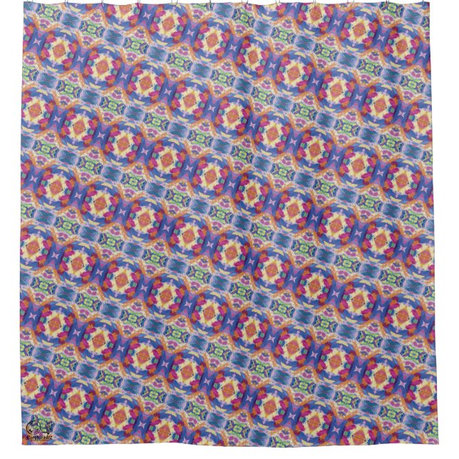 Texture #1 from the work Pineapple Shower Curtain (Front)