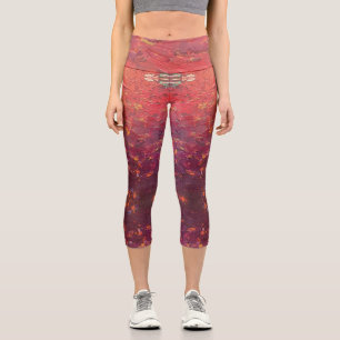 Texture #1 from the work The Sunset Capri Leggings