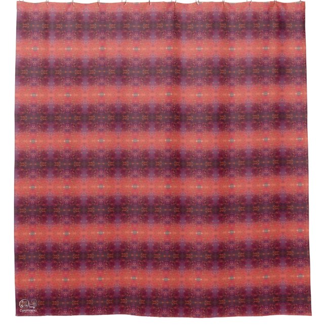 Texture #1 from the work The Sunset Shower Curtain (Front)