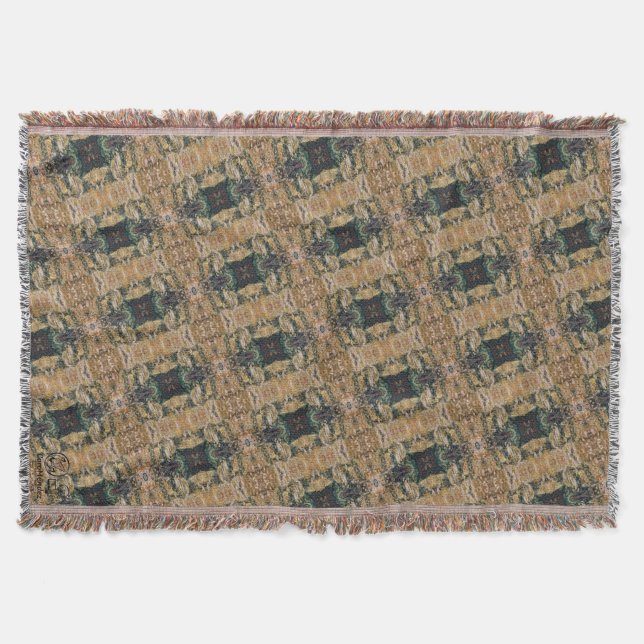 Texture #1 from work Dawn Throw Blanket (Front)