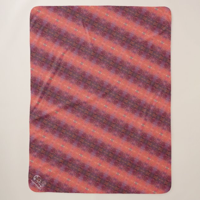 Texture #1 of the work The sunset Sherpa Blanket (Front)