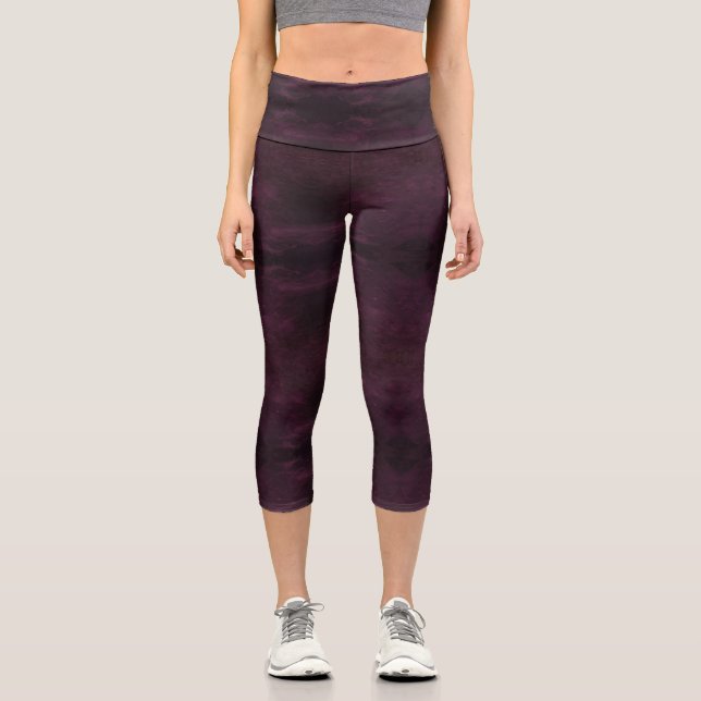 Texture #21 from the work Fantasy and Reality Capri Leggings (Front)