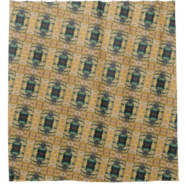Texture #21 Work Dawn Shower Curtain (Front)