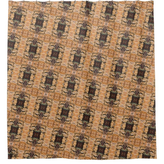 Texture #24 from Work Dawn Shower Curtain (Front)