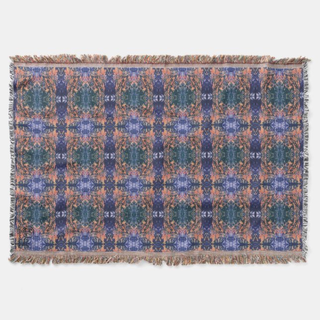 Texture #25 of work Horizonte Throw Blanket (Front)
