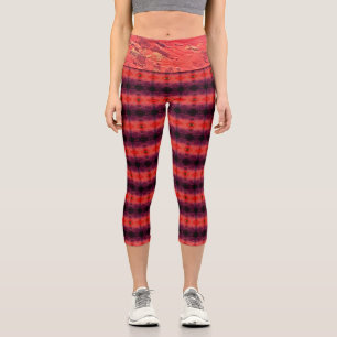 Texture #2.0 of the work The sunset Capri Leggings