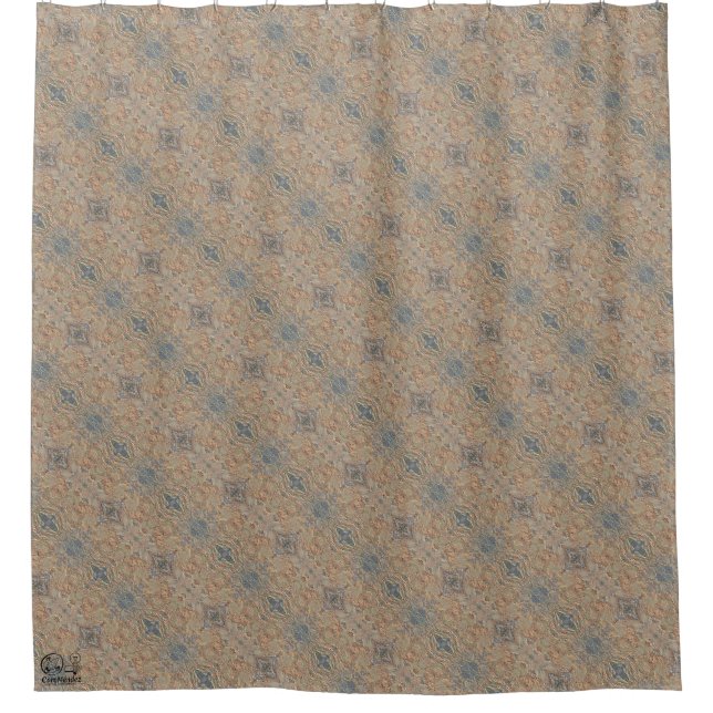 Texture #2 from Dawn artwork Shower Curtain (Front)
