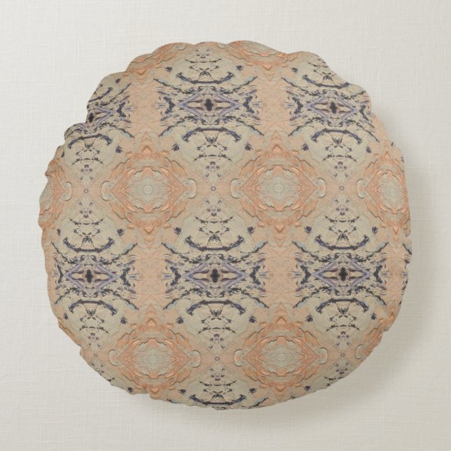 Texture #2 from the play Seeing through the Eyes Round Cushion (Front)